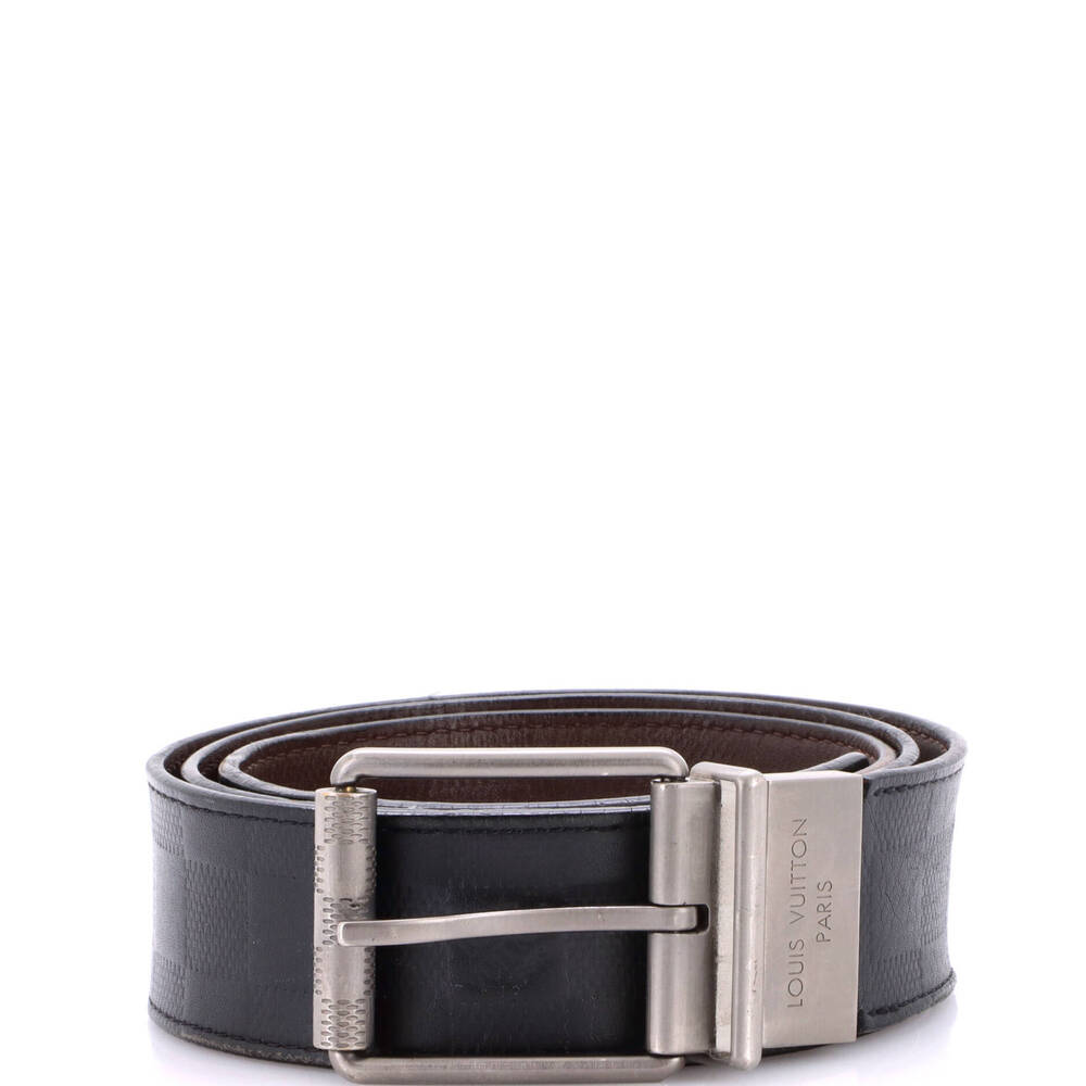 Louis Vuitton Wide Buckle Reversible Belt